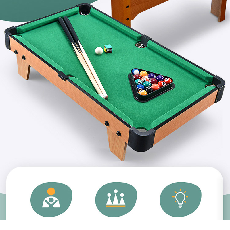 【The Option】Mini Billiard Table for Kids Wooden With Tall Feet Pool ...