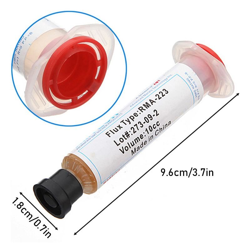 1/2/3/4/5pcs 10cc Solder Soldering Paste Flux Grease With Needle RMA223 ...