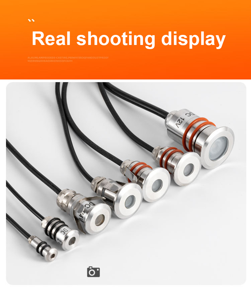 DC12V 24V Mini LED IP68 Waterproof Stainless Steel Pool Underwater ...