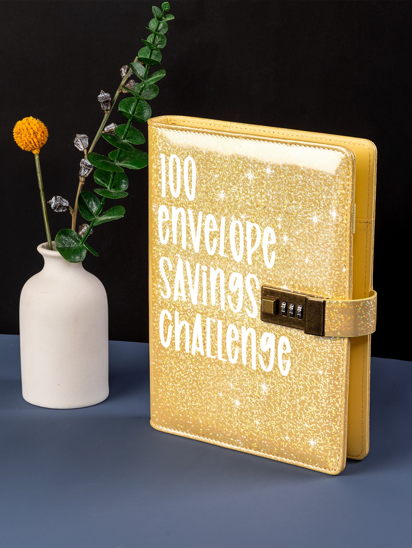 100-day money saving challenge notebook, two-grid lockable money saving ...