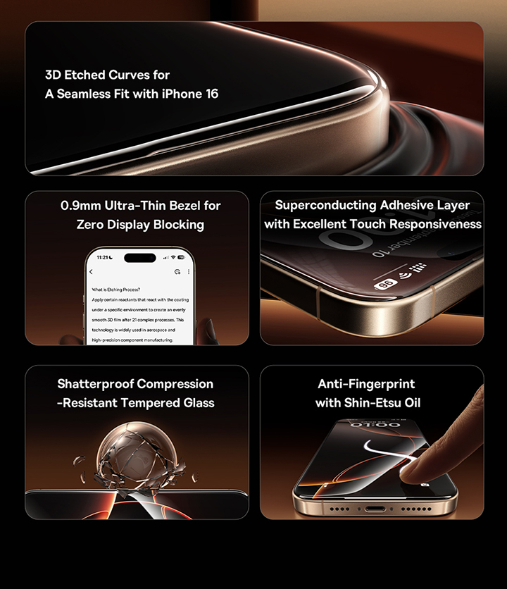 Baseus Crystal Full-Coverage Privacy Protection Etched Hot Bending ...