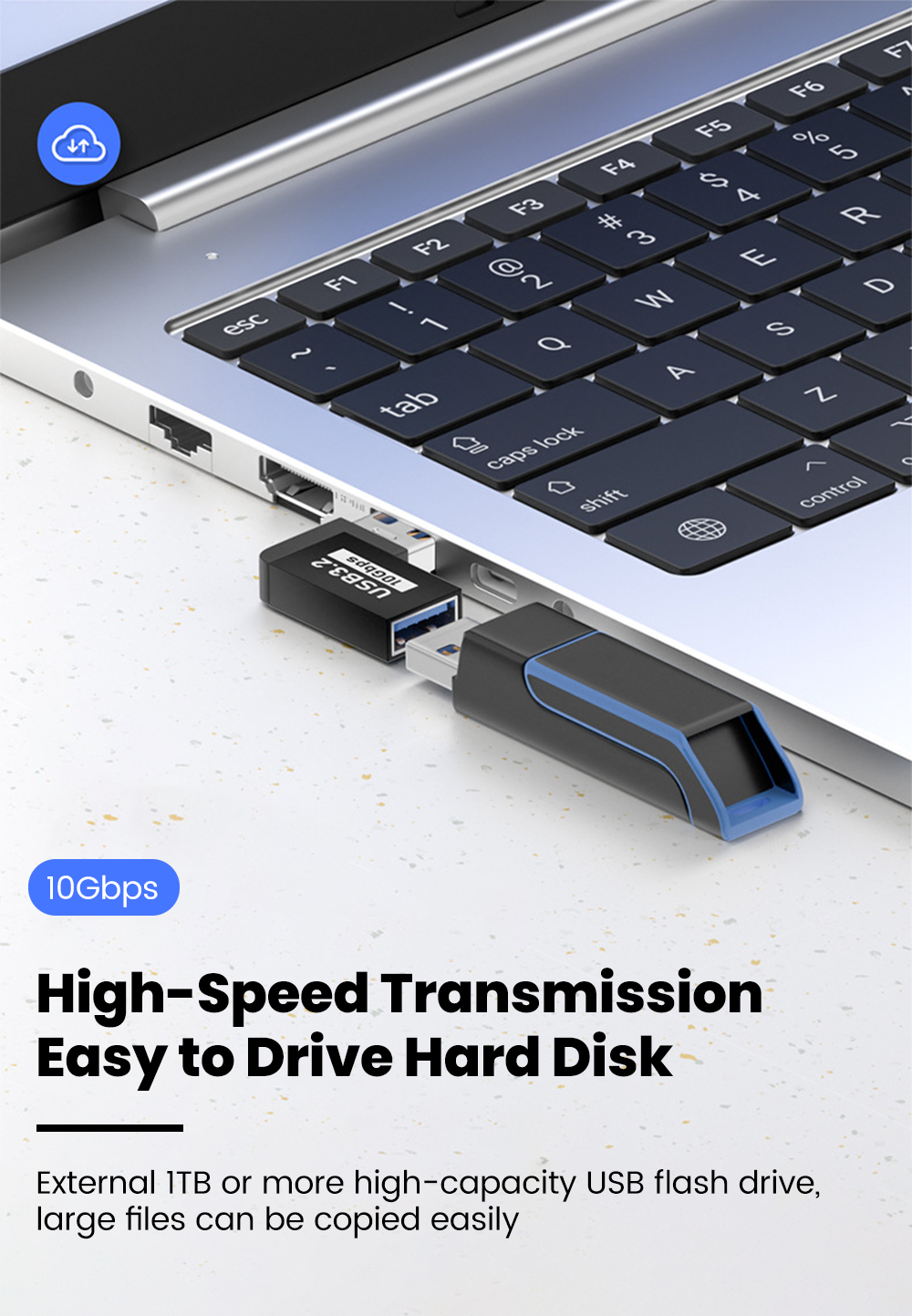 USB3.1 Male To Female Adapter Type-C Female to USB OTG Adapter 90 ...