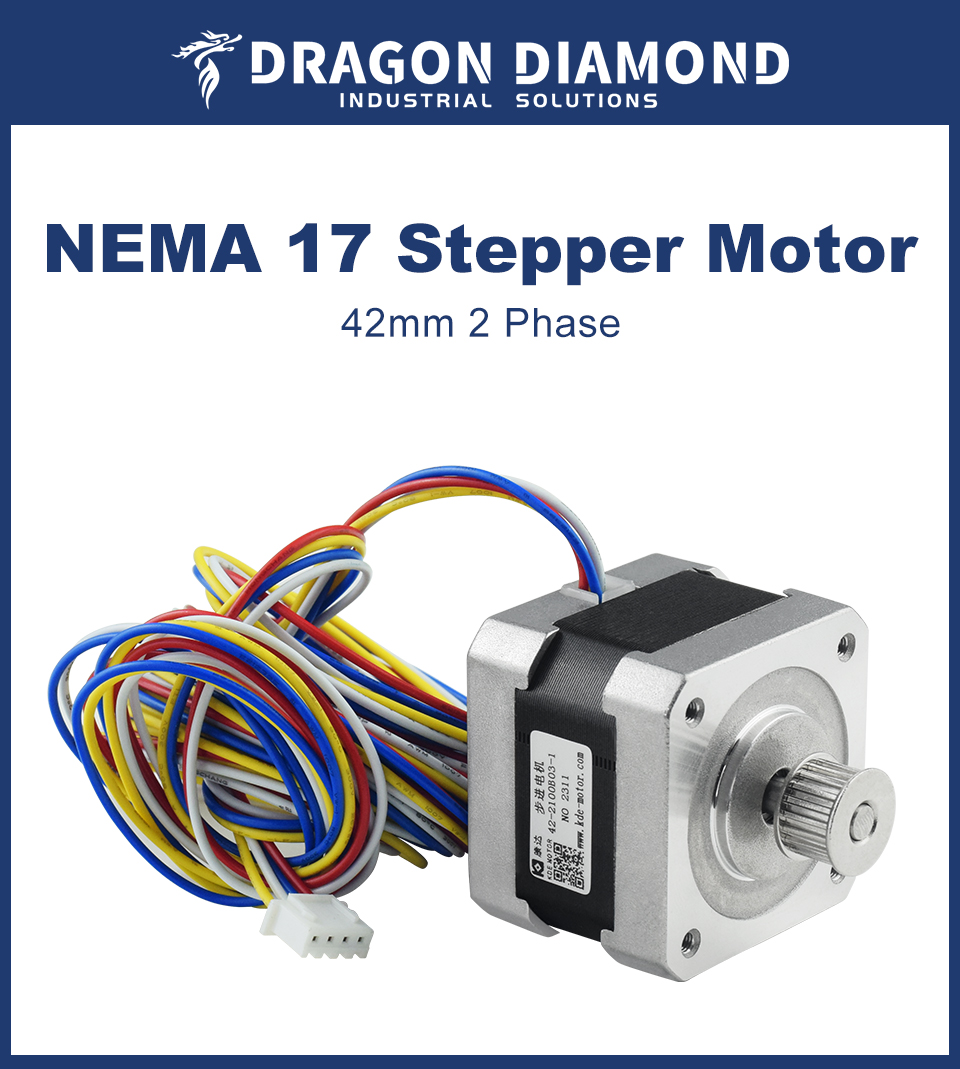Nema 17 2 Phase K40 Stepper Motor 0.6A 42mm Stepper Motor 4-lead for 3D ...