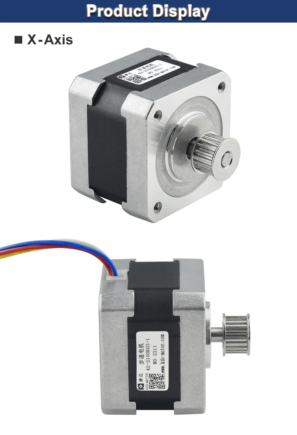 Nema 17 2 Phase K40 Stepper Motor 0.6A 42mm Stepper Motor 4-lead for 3D ...