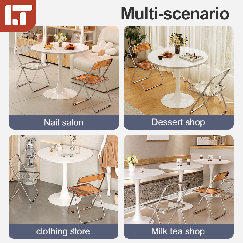 Round Dining Table Meja Makan Bulat 80CM Round Table Meja Bulat Nordic ...