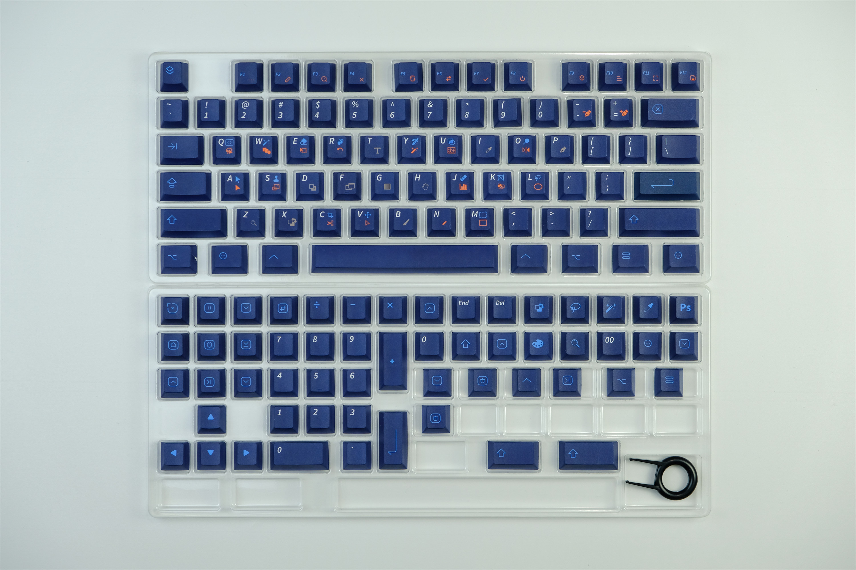 GMK PS Keycaps Set 129 Keys PBT Keyboard Cap Cherry Profile GMK game ...