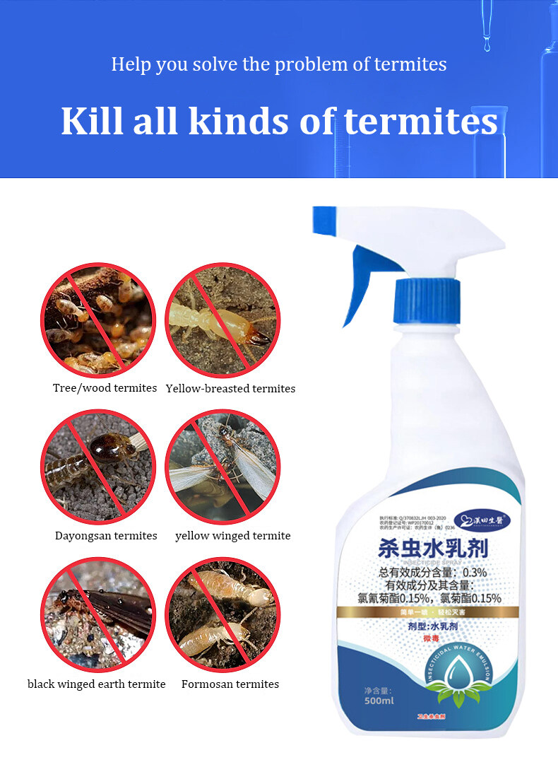 Power Insect Repellent 10 years termite-free Termite Killer Spray ...