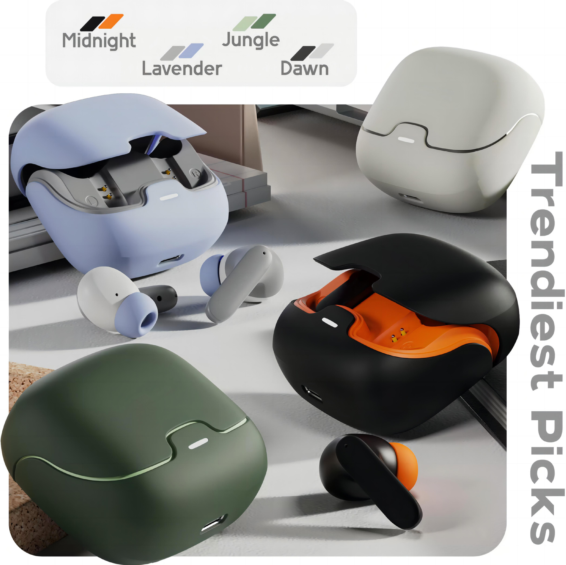 Local delivery Dual-label ENC noise-cancelling low latency binaural ...
