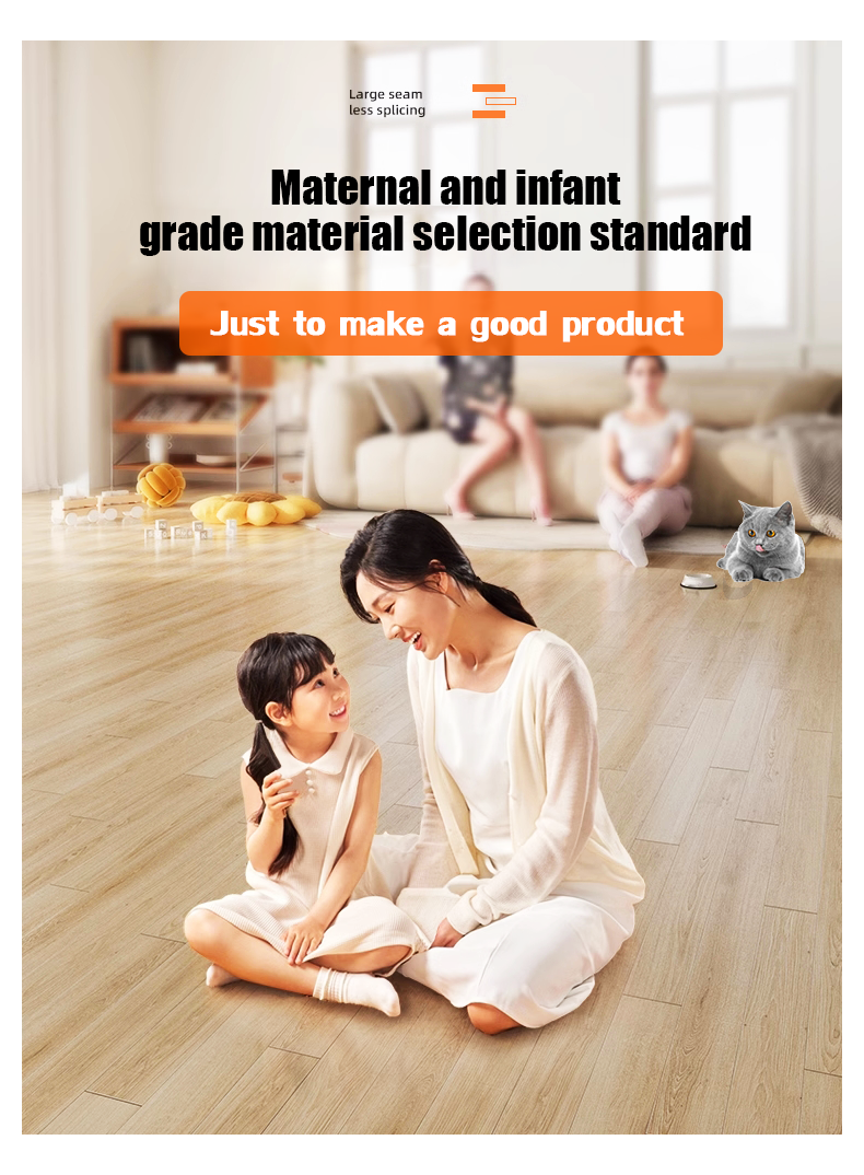 【Multi-color optional】PVC Floor Sticker 3MM tikar getah tebal 1 gulung ...