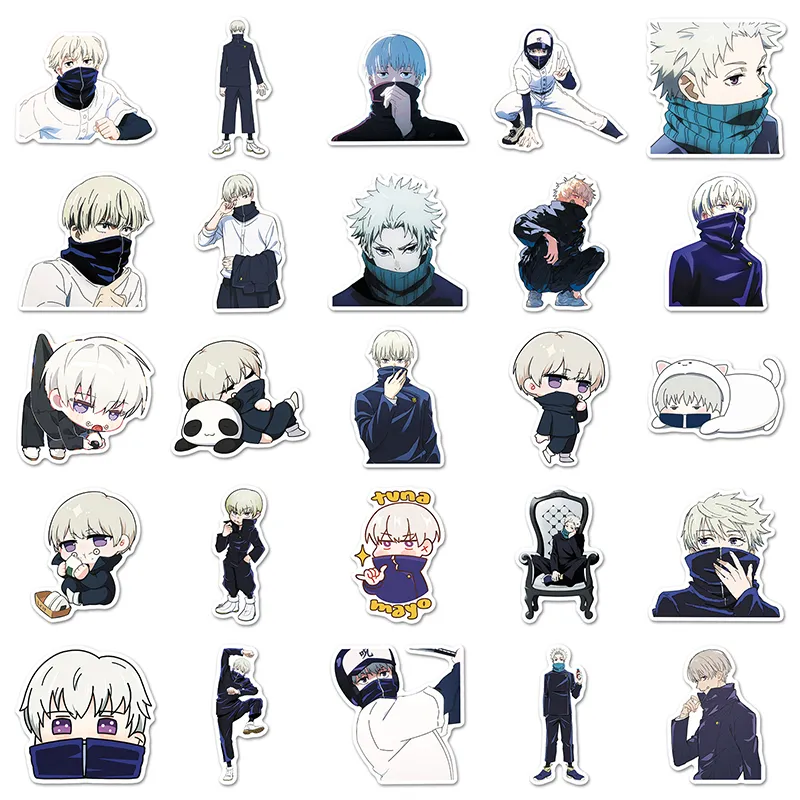 50pcs Anime Jujutsu Kaisen Inumaki Toge Stickers DIY Laptop Diary Phone ...