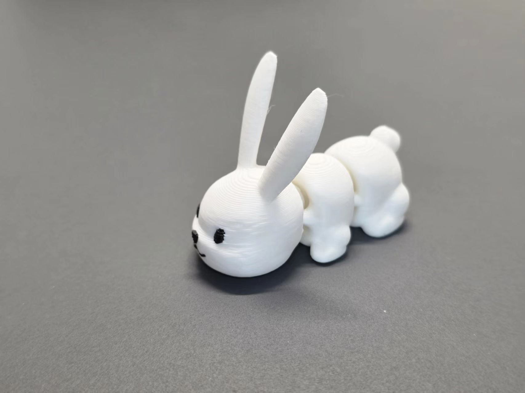 2pcs Eco-Friendly 3D Printed rabbit – Durable Resin Art for Kids’ Rooms ...