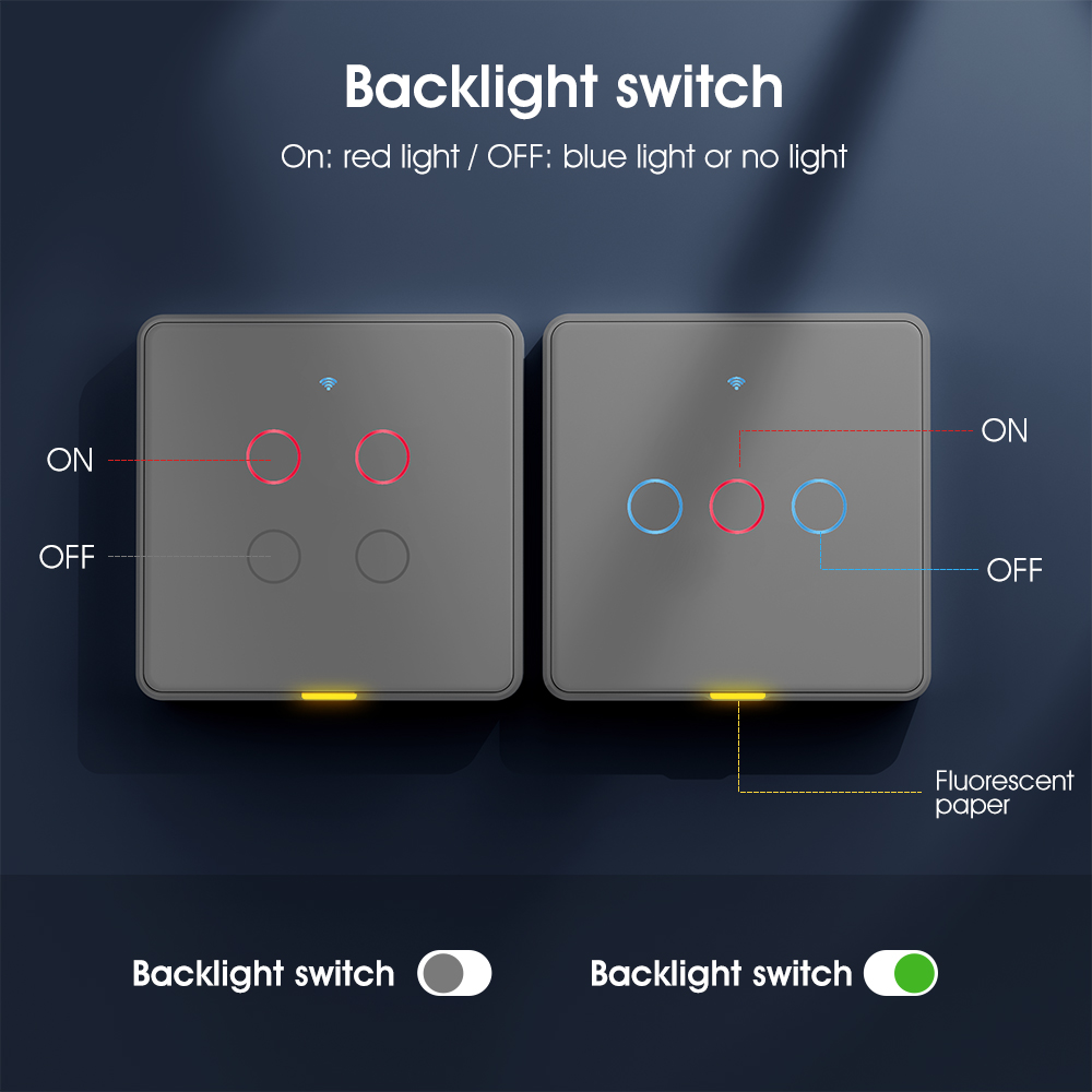 SMATRUL Tuya Smart Switch Wifi Remote Smart Switch Smart Home Control ...