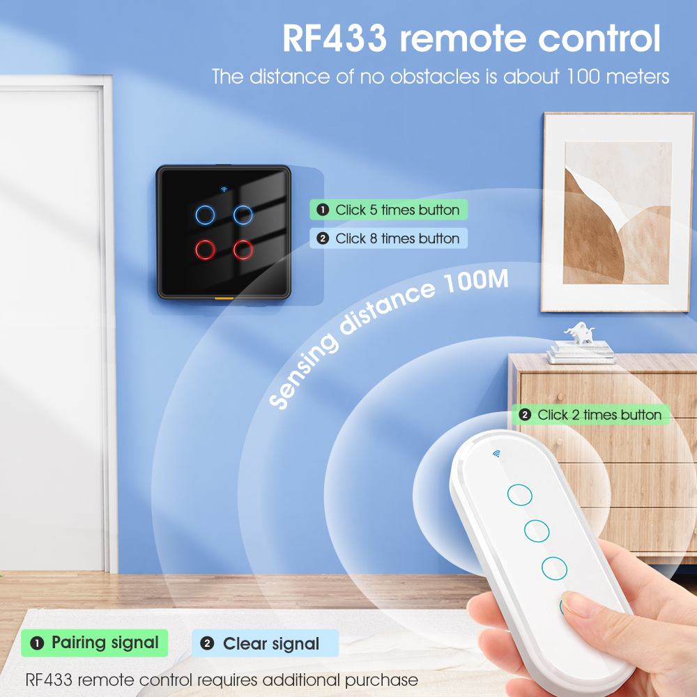 SMATRUL Tuya Smart Switch Wifi Remote Smart Switch Smart Home Control ...