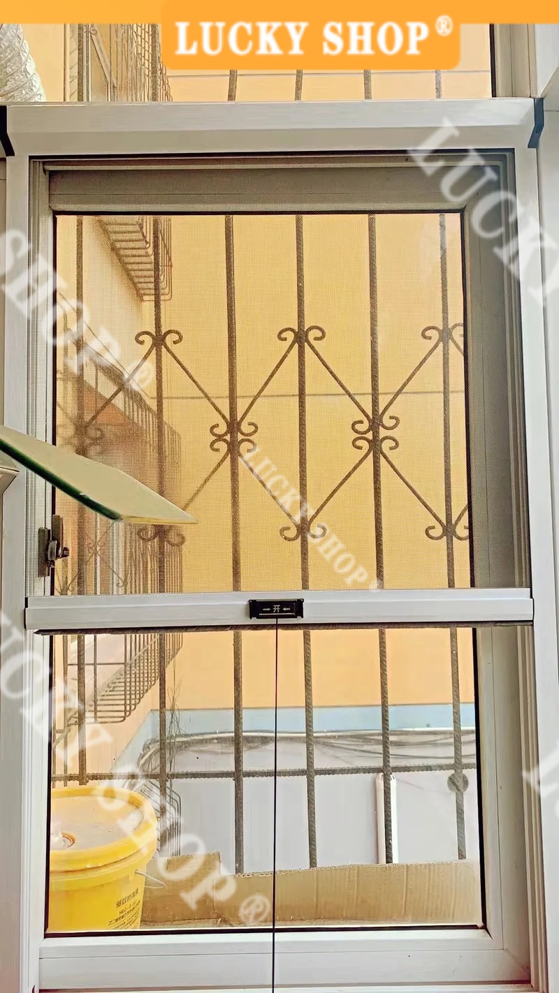 Customized invisible screen window aluminum alloy magnetic window mesh ...