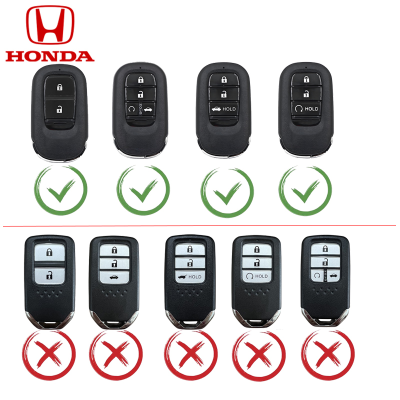 Honda 2/3/4 Buttons New Design TPU Car Remote Key Case For Honda CRV ...
