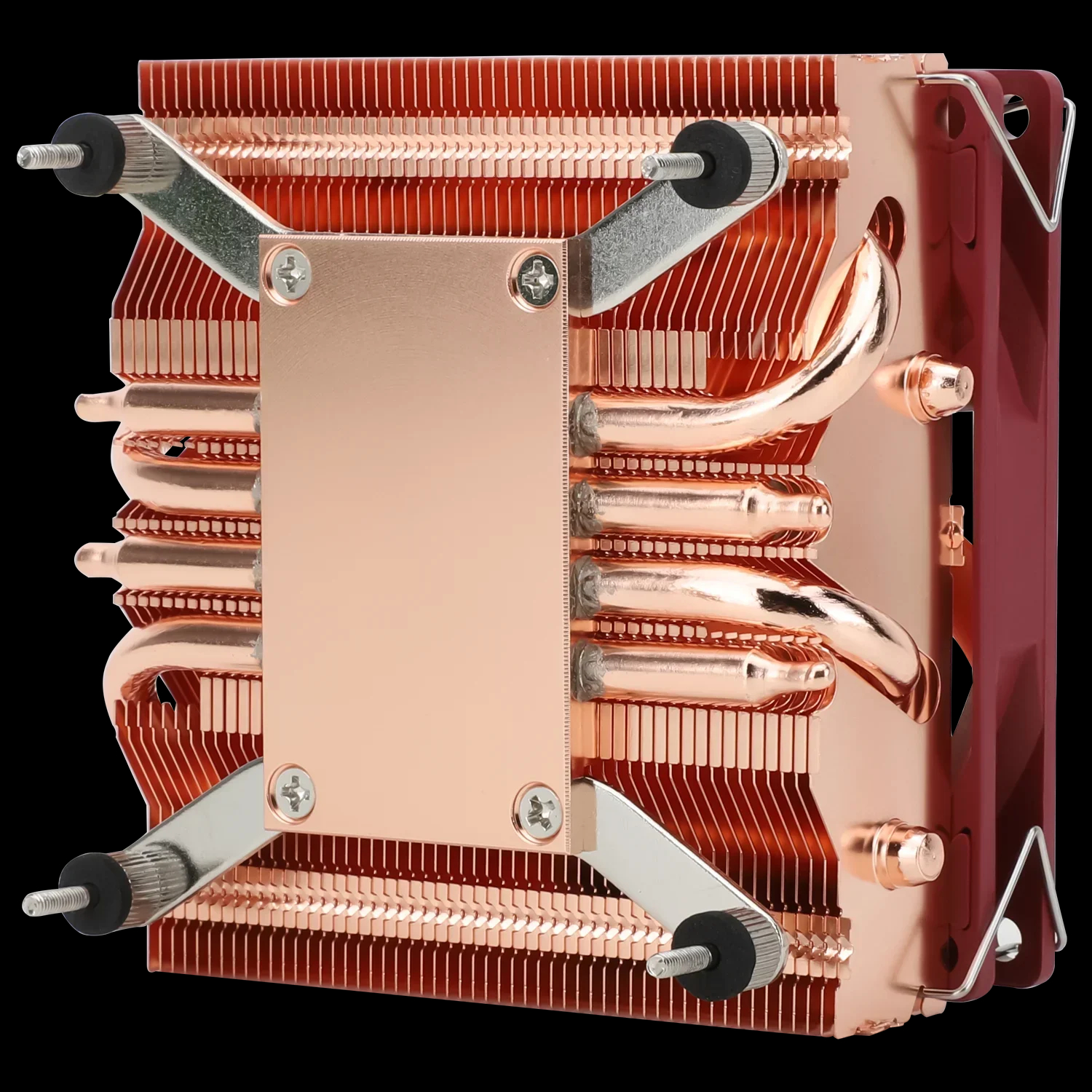 Thermalright AXP90 X53 FULL Black 53mm 4 Heatpipe Low Profile Case CPU ...