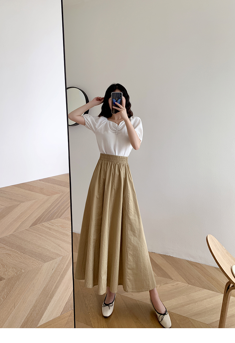 Jupe Longue Plissée Haute Taille THE ROW - Coton - Printemps/Été - Taille Unique ? - Neuf Avec étiquettes