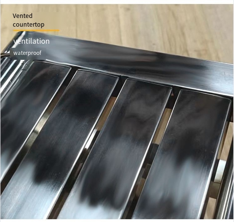 Stainless steel stool thickened household restaurant square stool ...
