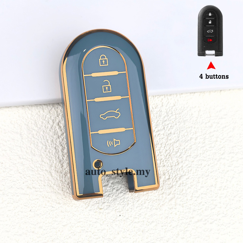 【4buttons】perodua smart car key case For perodua Bezza MYVI AXIA ARUZ ...