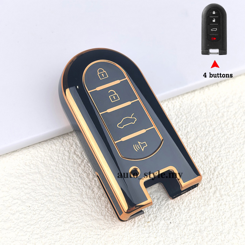 【4buttons】perodua smart car key case For perodua Bezza MYVI AXIA ARUZ ...