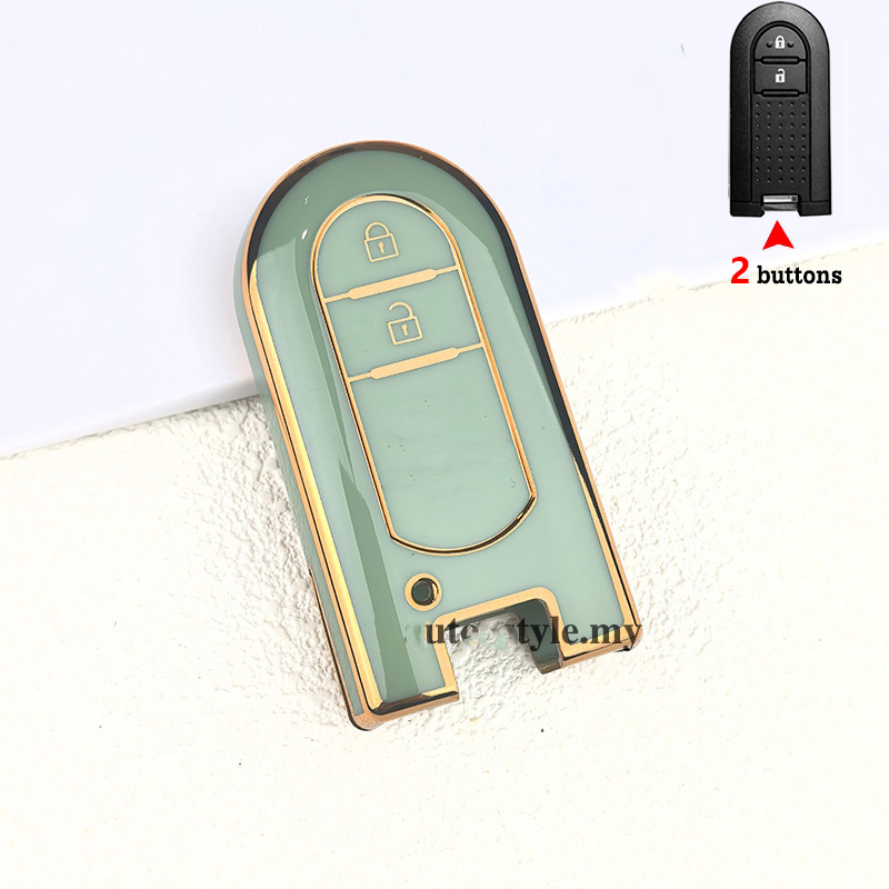 【2buttons】For perodua Bezza MYVI key case perodua AXIA ARUZ ALZA key ...