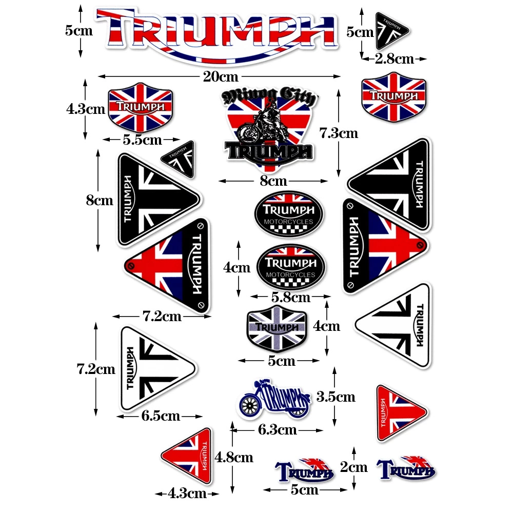 Triumph Stickers Are Suitable For Triumph Series Motorcycles Triumph ...