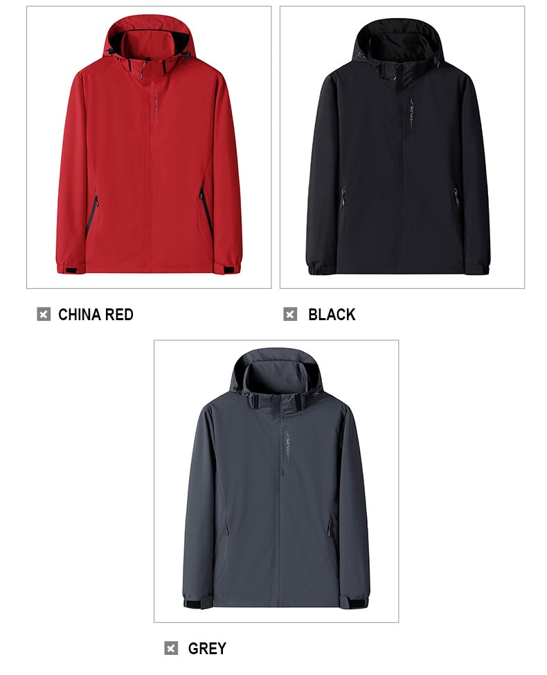 【2-3 days arrive!!!】JEEP SPIRIT Windproof and Waterproof Hiking Jacket ...