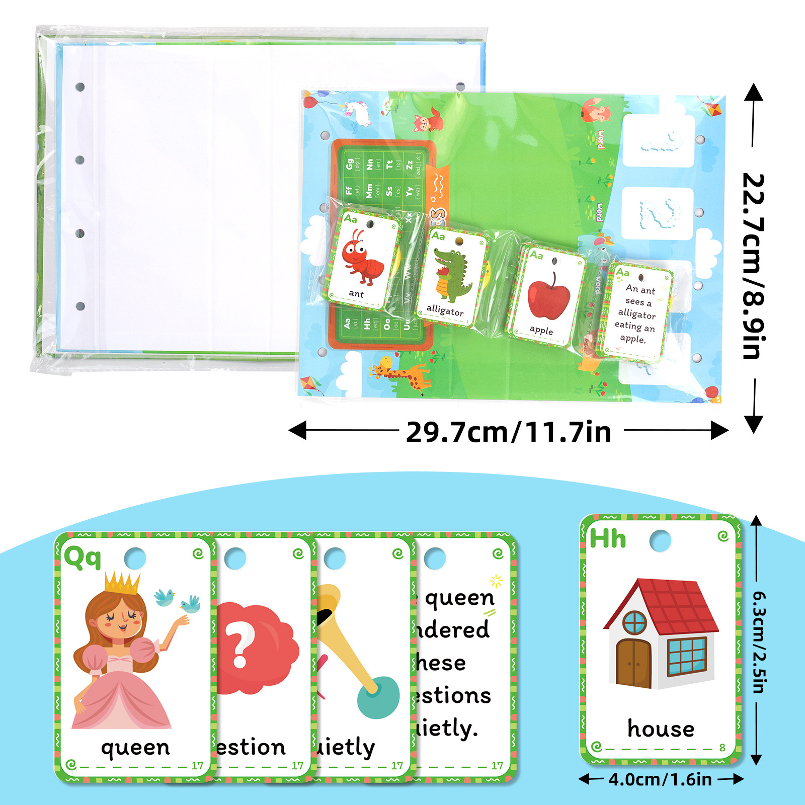 Sentence Building Cards for Kids 104 pcs Cards Phrase Training Flip ...