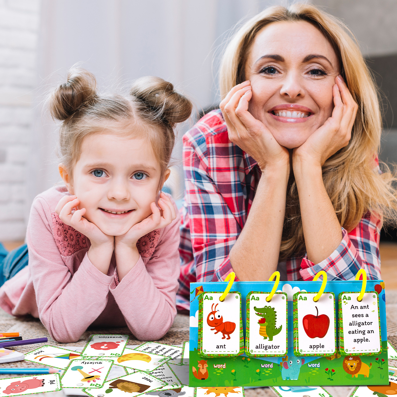Sentence Building Cards for Kids 104 pcs Cards Phrase Training Flip ...