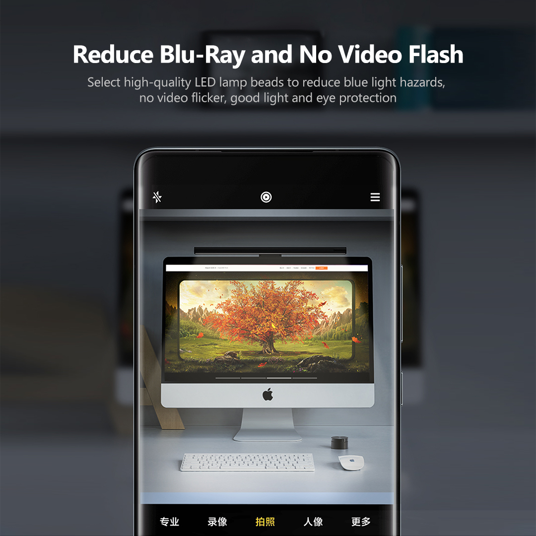 LYMAX Monitor Light Bar Computer Display USB Stepless dimming 3 colors ...