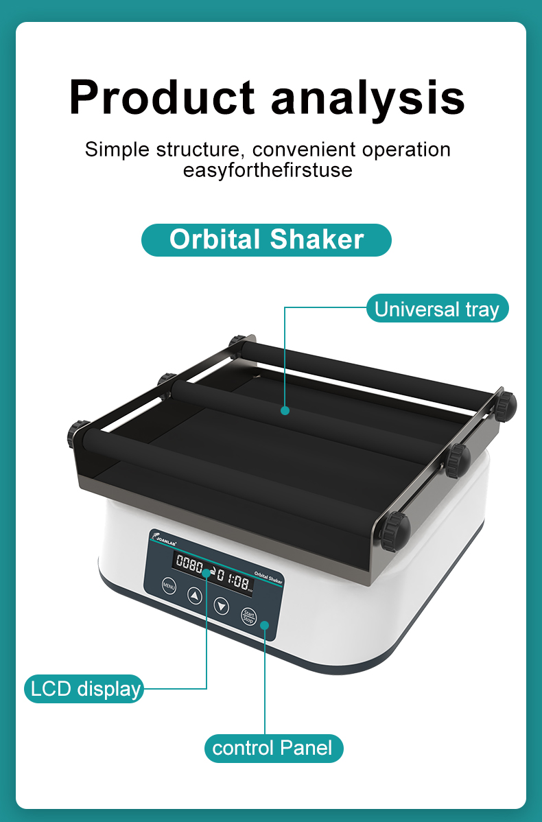 JOANLAB Orbital Shaker Digital Display Orbital Rotator Shaker ...