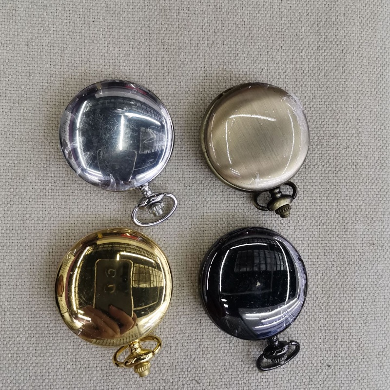 Classic Retro Pocket Watch（With a long chain） - Elegant Polished Alloy ...