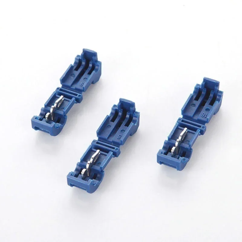 60/120PCS T-Type Wire Crimp Terminal Clips Boxed Quick Connection ...