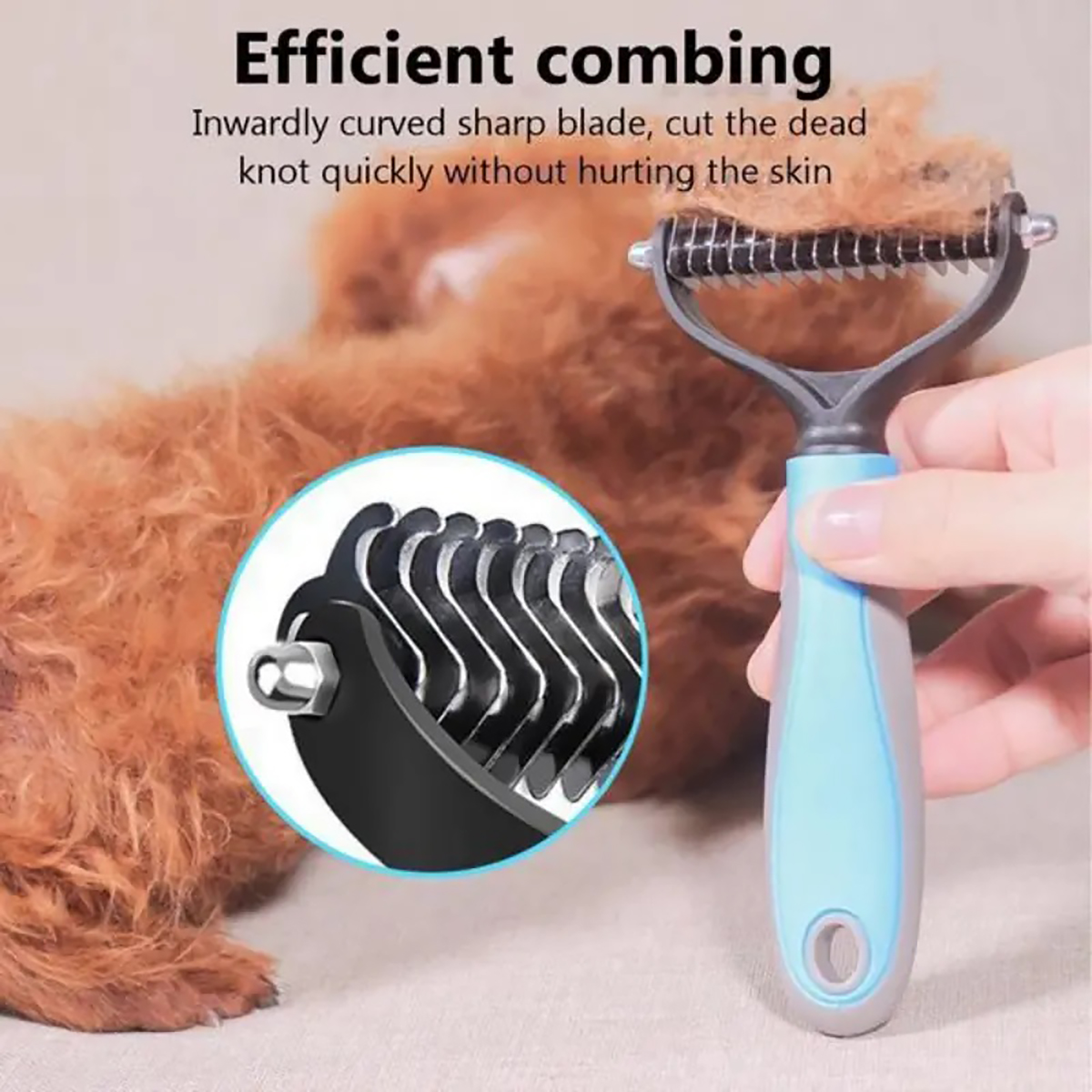 A closer look at Dematting Tools For Curly Fur Breeds