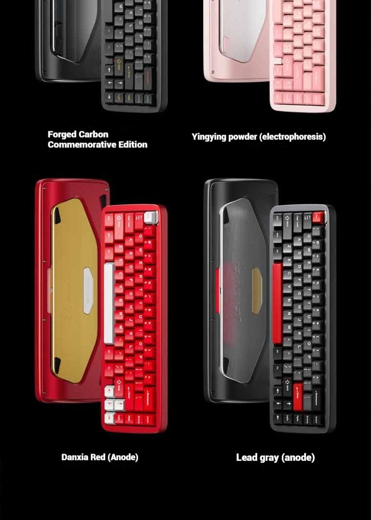 KEYVERSE ET65 aluminum alloy wired RGB gaming magnetic axis gaming ...