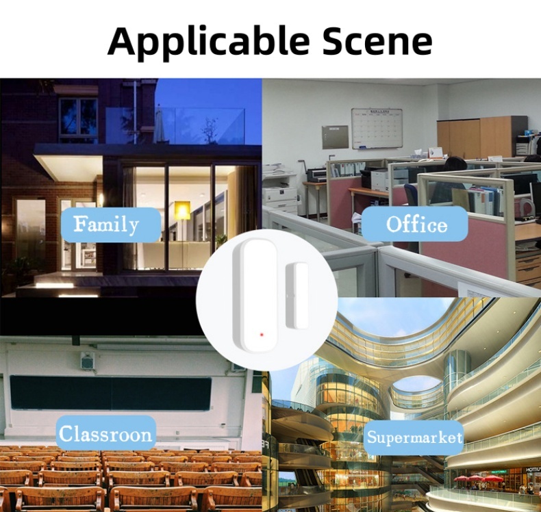 Tuya WiFi Door Window Entry Sensor Contact Sensor Open Closed Detector ...