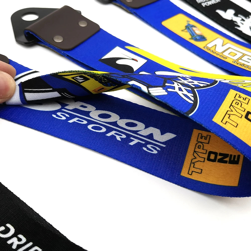 JDM Car Motorcycle Tow Strap Belt Tow Rope Ribbon Trailer Ropes Bumper ...