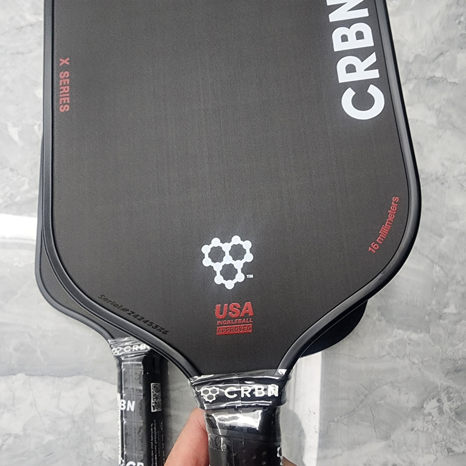 Original CRBN 3X 14/16MM Pickleball Paddle - Carbon Fiber Pickleball ...