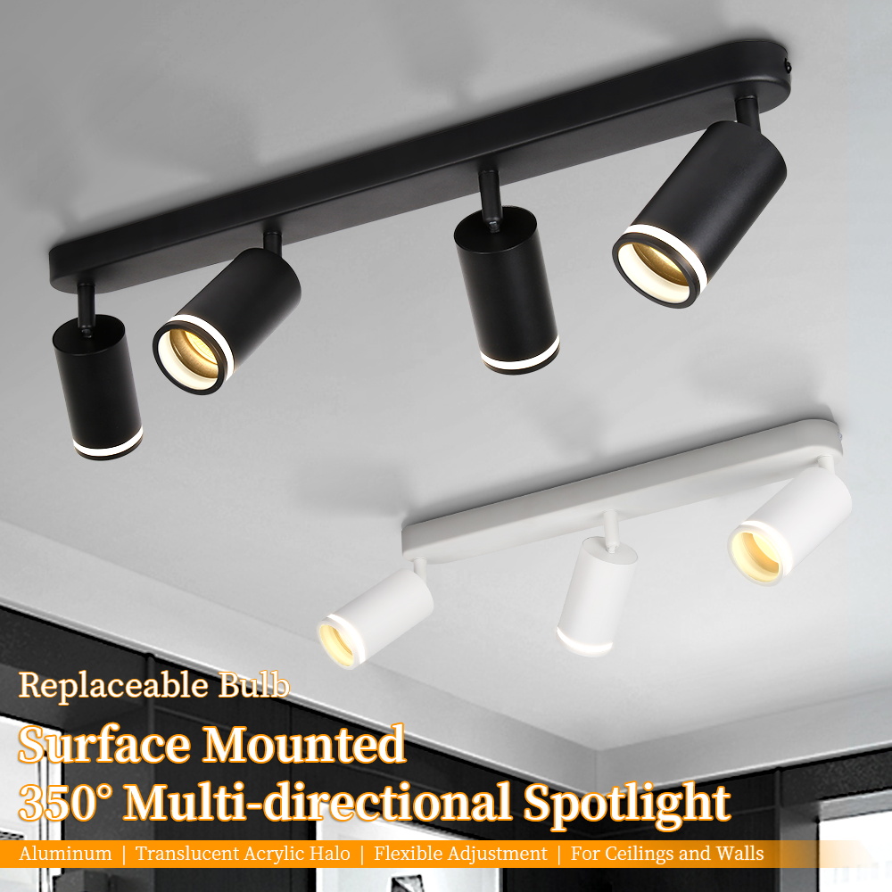 Replaceable Gu10 Bulb Lampu Spotlight Led Track Light Ceiling Lights ...