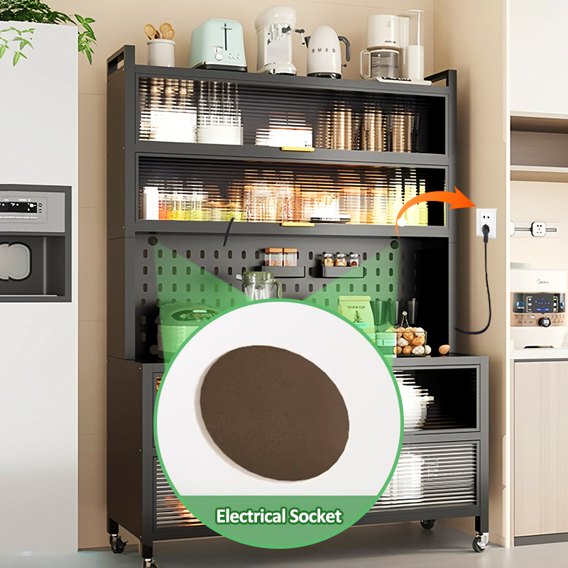 Cambond Kitchen Dish Rack Multilayer Cupboards Microwave Ovens Storage ...