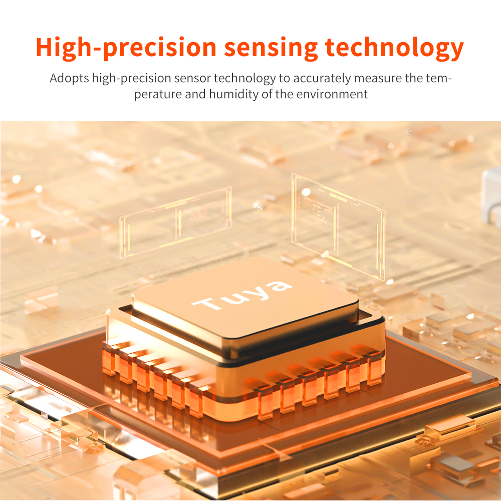 Tuya WiFi Temperature and Humidity Sensor Indoor Humidity Sensor ...