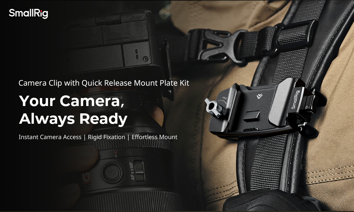 SmallRig Camera Clip with Quick Release Mount Plate Kit 5053 | Shopee ...