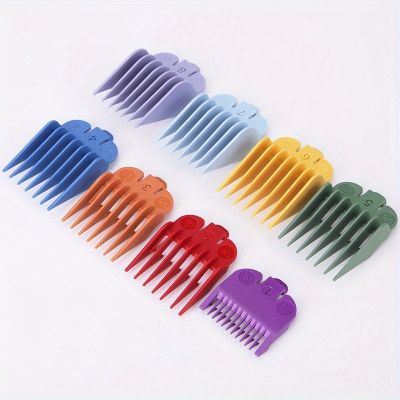 Eight Or Ten Pcs Set Universal Hair Clipper Limit Combs Guide ...