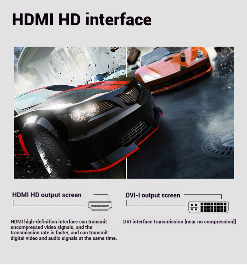 Curved/Flat Monitor PC 19-27 Inch With Speaker 75HZ 1080P LED Computer ...