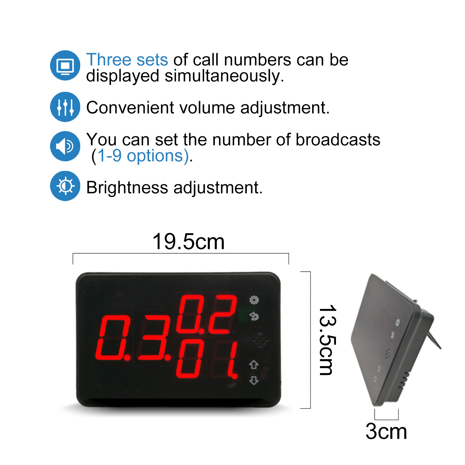 [Wireless Call System] Restaurant Pager with Voice Broadcast & 10 ...