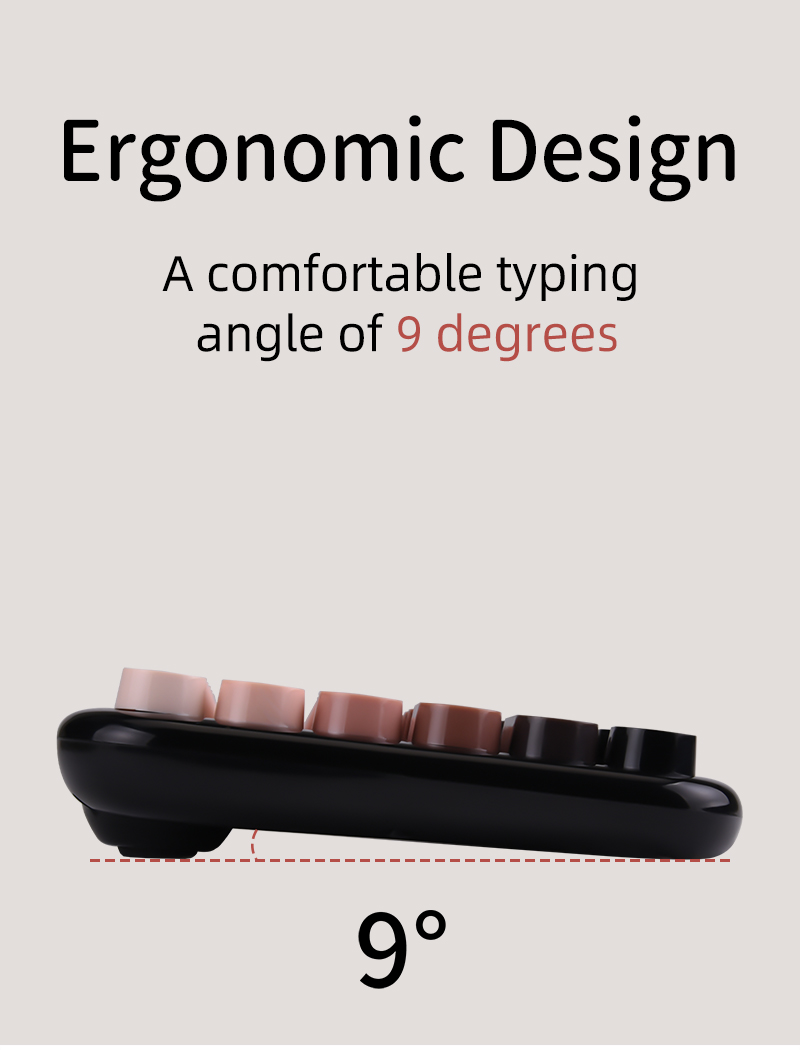 HOCO Zen Bluetooth & USB Wireless Keyboards Dual Mode Connection ...