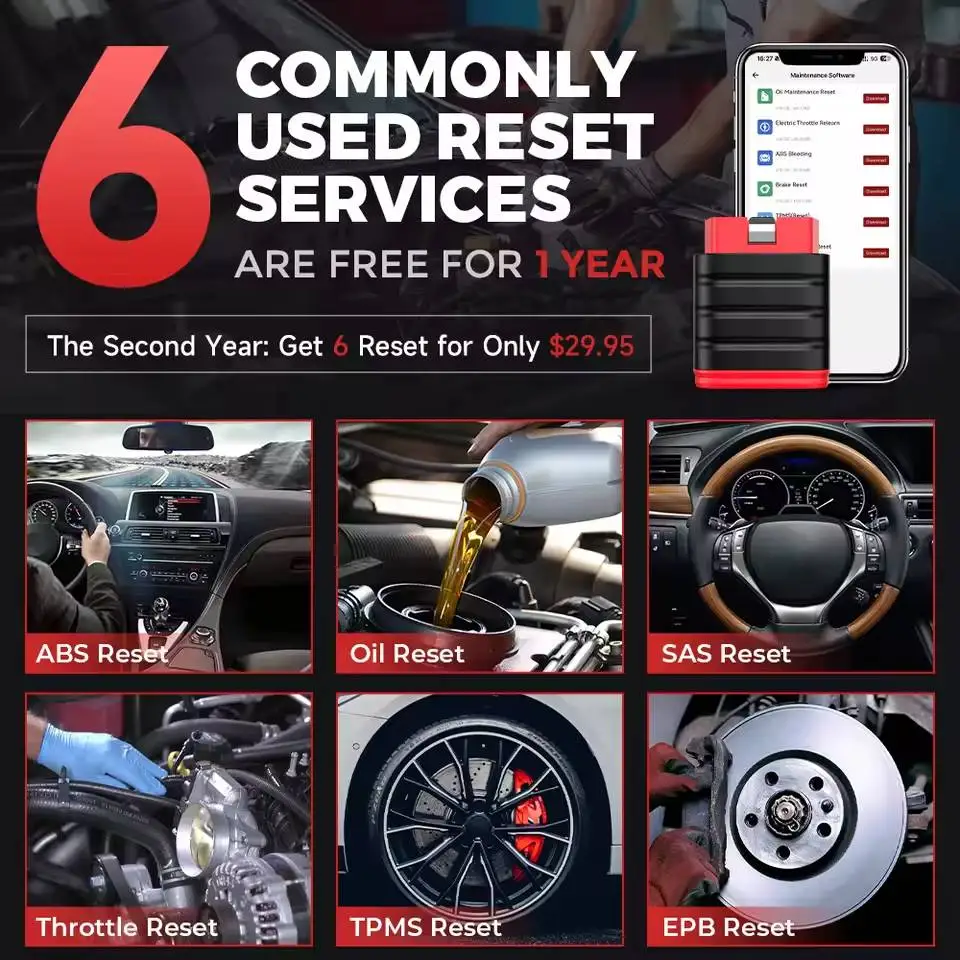 【MY Stock】Thinkcar Thinksafe OBD2 All System Automotive Scanner 6 Reset ...