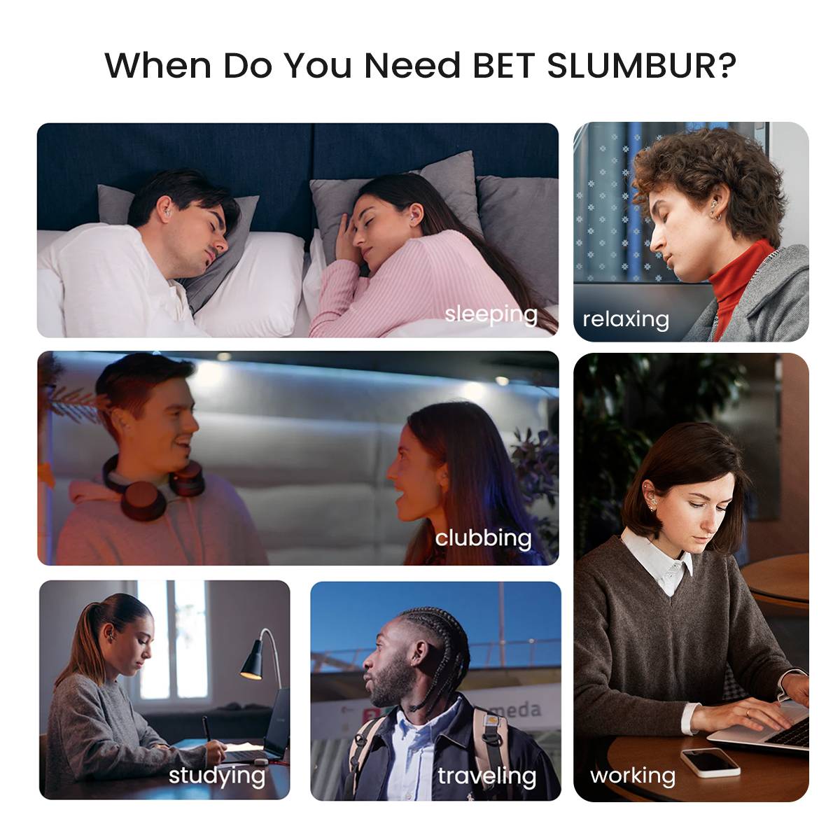 BET SLUMBUR Palam Telinga Tidur Pengurang Bunyi Sebenar – Reka Bentuk ...