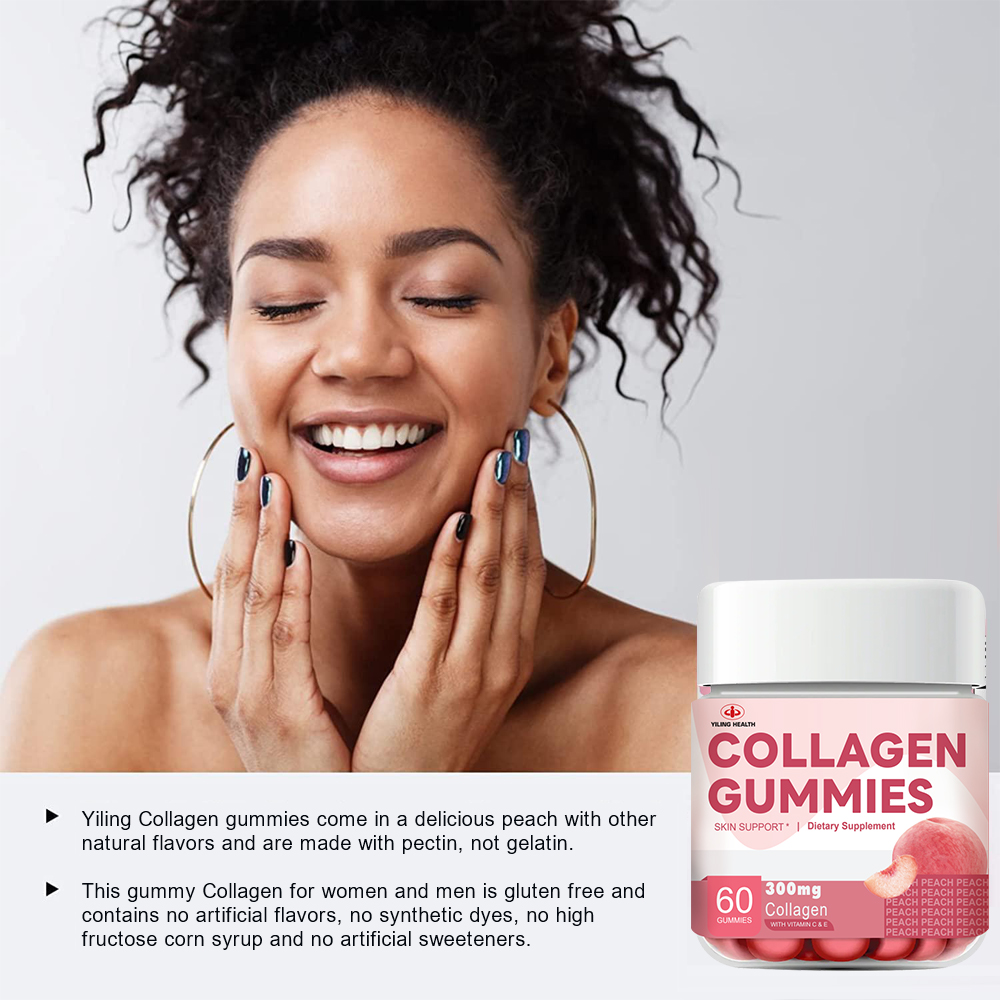 YILING HEALTH gummies apple cider vinegar biotin ashwagandha collagen ...
