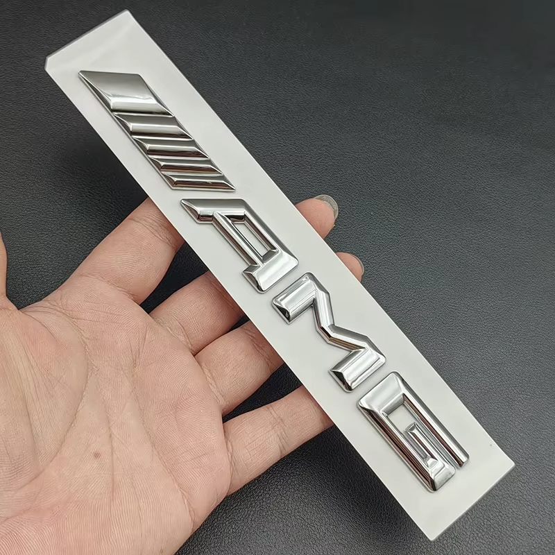 3D ABS Chrome A45 Logo Body Kit Turbo 4MATIC Badge AMG Emblem Car Rear ...